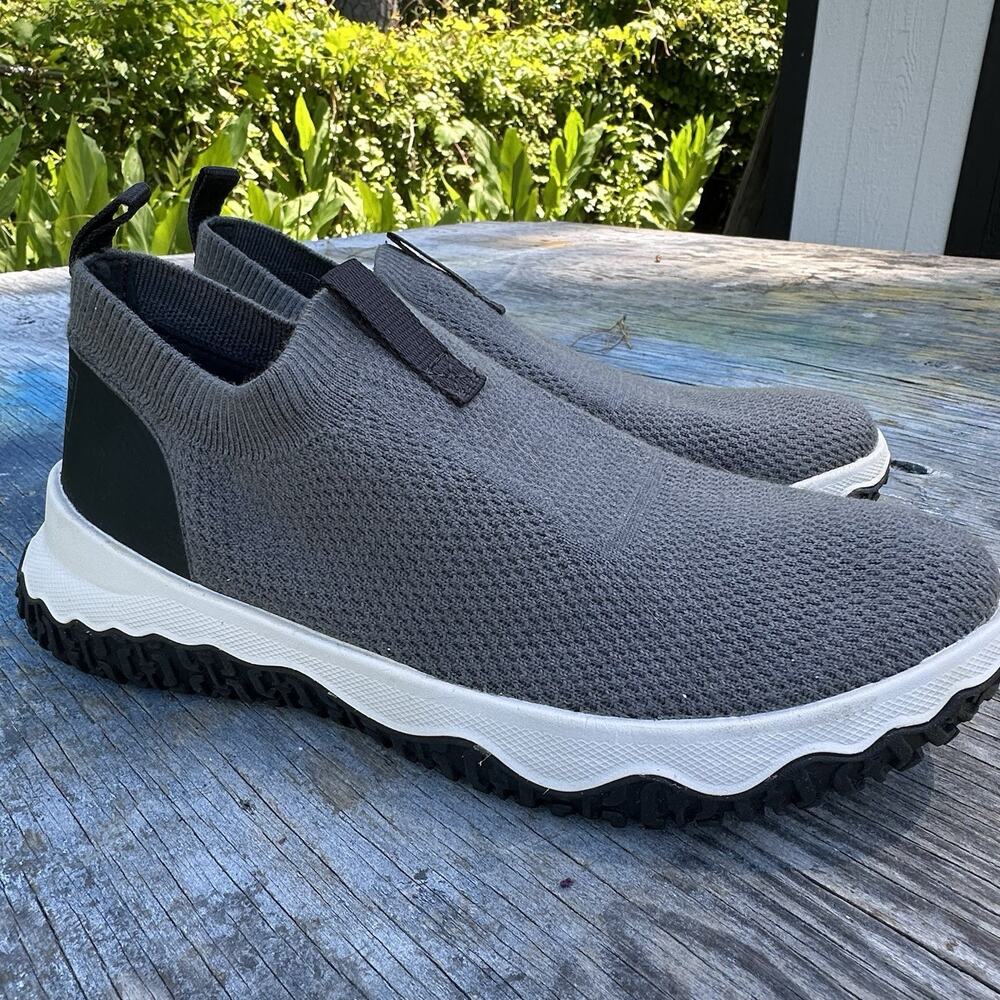 L.L. Bean Women's 9 Grey Knit Slip On Lightweight Comfort Athletic Sneakers 970